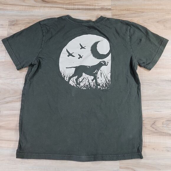 🦋Carhartt Olive Workwear Dog Short Sleeve Top Medium - Picture 1 of 10